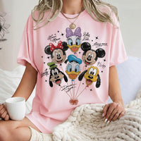 Comfort Colors Retro Mickey and Friends Balloon — Gildan Sweatshirt fan art by Snagva (4)