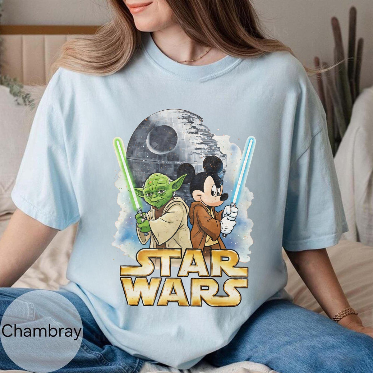Retro Star Wars Mickey — Gildan Hoodie fan art by Snagva