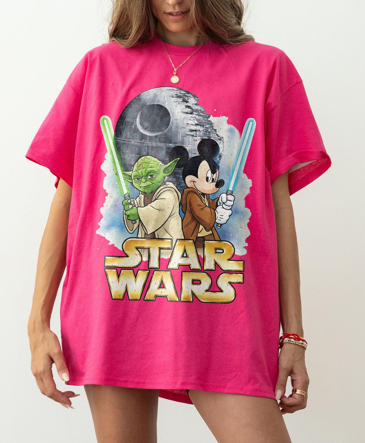 Retro Star Wars Mickey — Comfort Colors Tee fan art by Snagva (3)