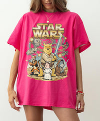 Retro Winnie the Pooh Star Wars — Gildan Sweatshirt fan art by Snagva (2)
