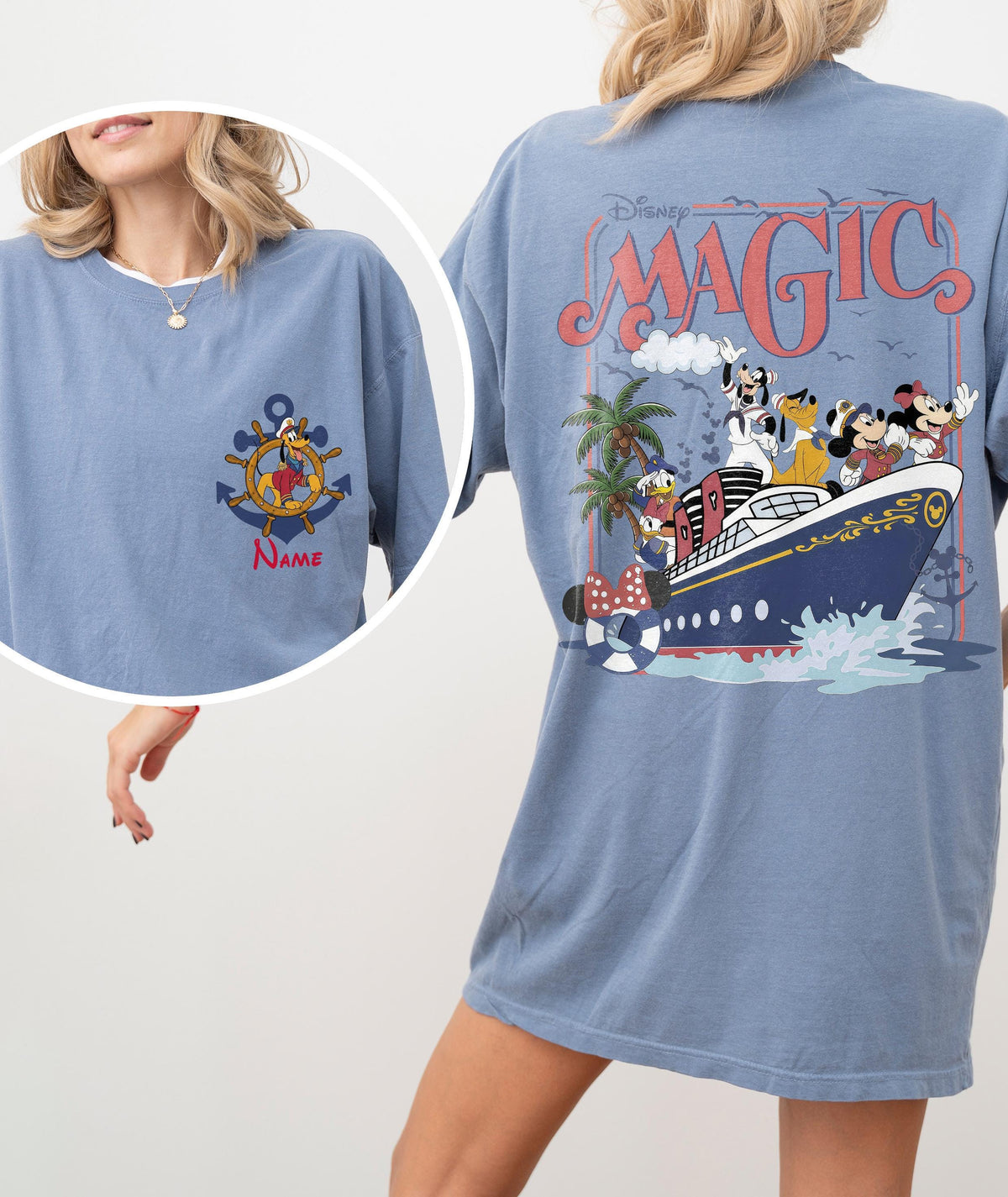 Custom Disney Cruise Squad — Bella+Canvas Tee fan art by Snagva (2)