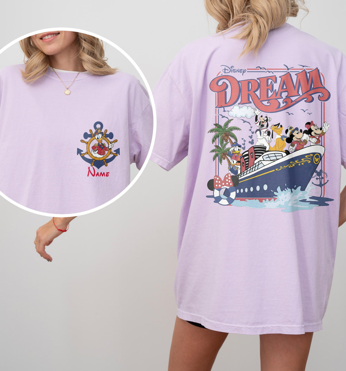 Custom Disney Cruise Squad — Bella+Canvas Tee fan art by Snagva (3)
