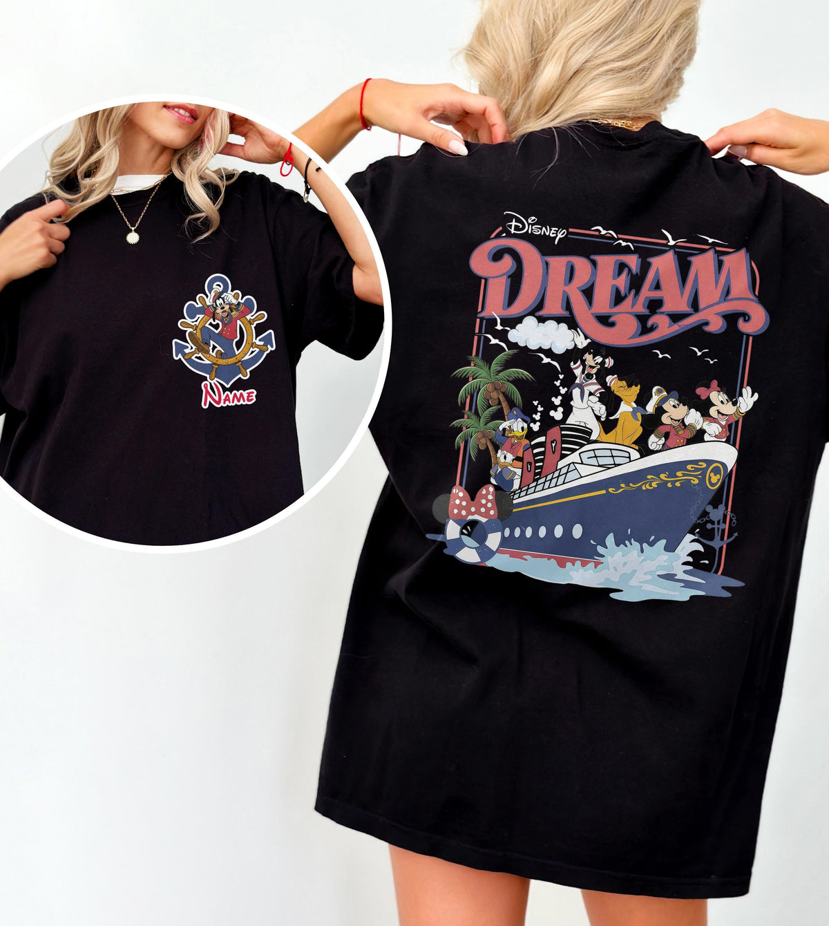 Custom Disney Cruise Squad — Bella+Canvas Tee fan art by Snagva (7)