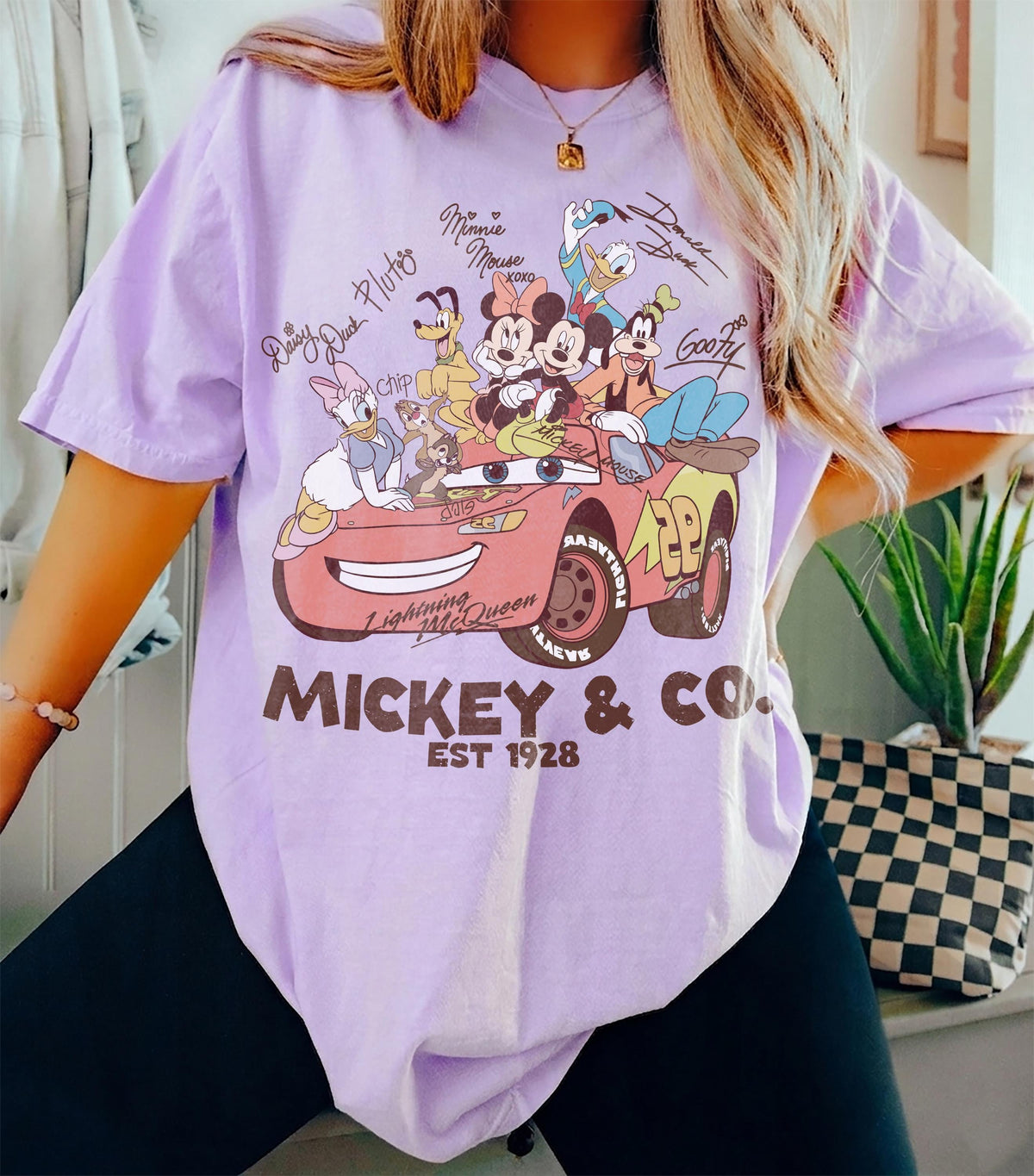 Retro Mickey and Co — Gildan Hoodie fan art by Snagva (3)