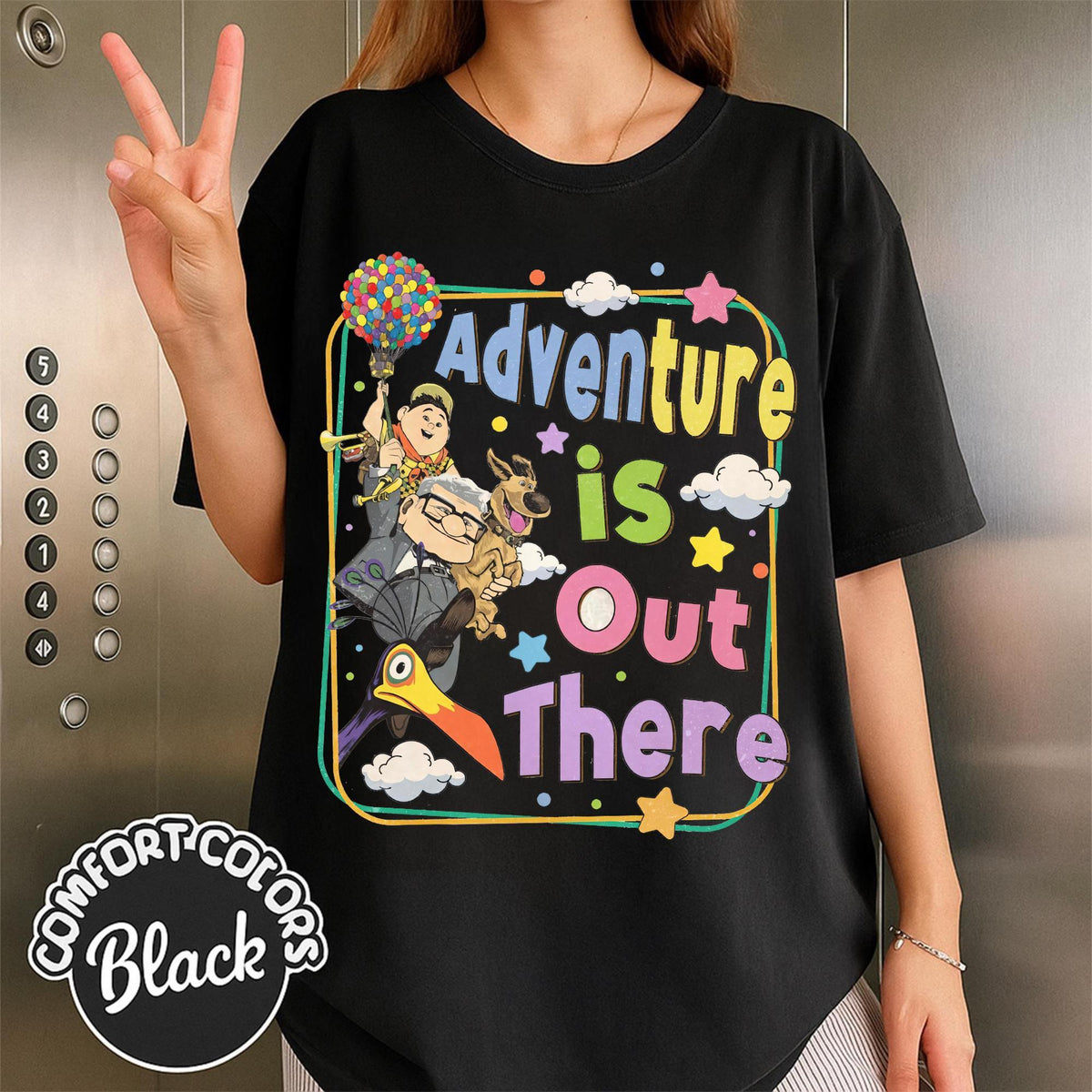 Disney Up Adventure Is Out There — Comfort Colors Tee fan art by Snagva (2)