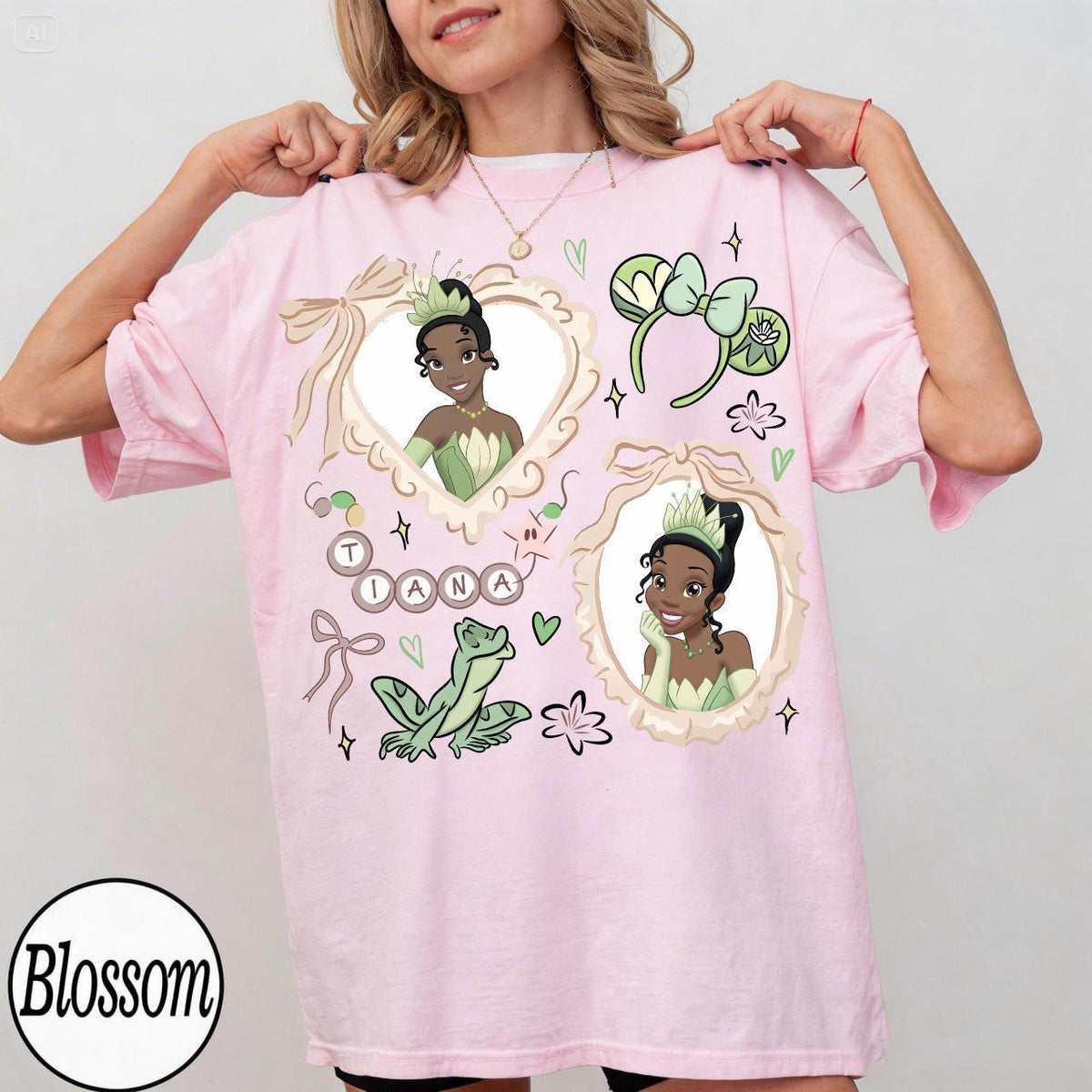 Tiana — Comfort Colors Tee fan art by Snagva (6)