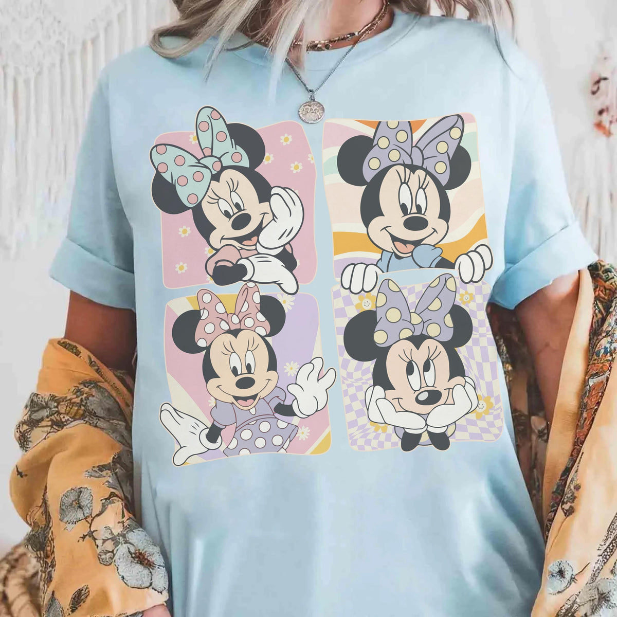 Retro Minnie Mouse Comfort Colors — Comfort Colors Tee fan art by Snagva (5)