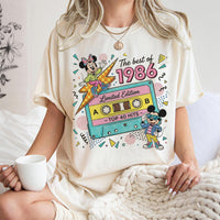Mickey Minnie 1986 Limited Edition Retro Cassette — Comfort Colors Tee fan art by Snagva (2)