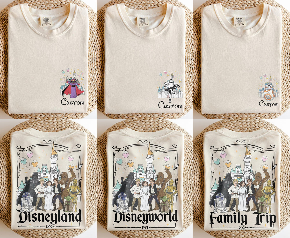 Custom Star Wars Family Coordinating Shirts — Bella+Canvas Tee fan art by Snagva