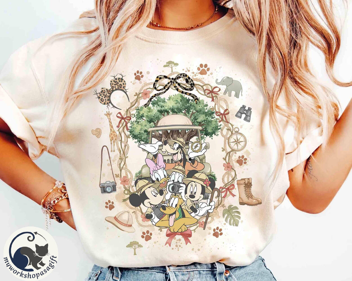 Coquette Bow Mickey & Friends Animal Kingdom — Gildan Sweatshirt fan art by Snagva (3)