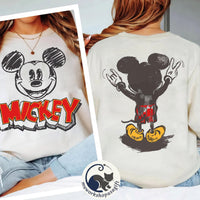 Comfort Colors Retro Mickey Mouse — Gildan Sweatshirt fan art by Snagva