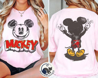 Comfort Colors Retro Mickey Mouse — Bella+Canvas Tee fan art by Snagva (2)
