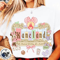 Personalized Minnie Daisy Happiest Birthday — Gildan Hoodie fan art by Snagva
