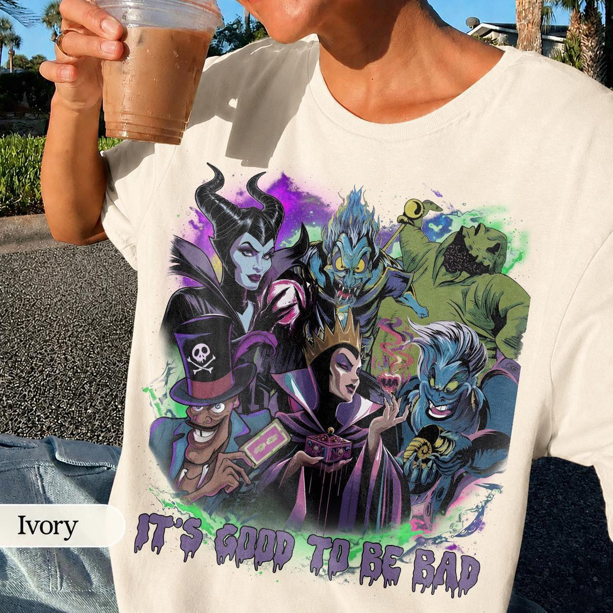 Disney Villains Shirt – It's Good To Be Bad — Bella+Canvas Tee fan art by Snagva