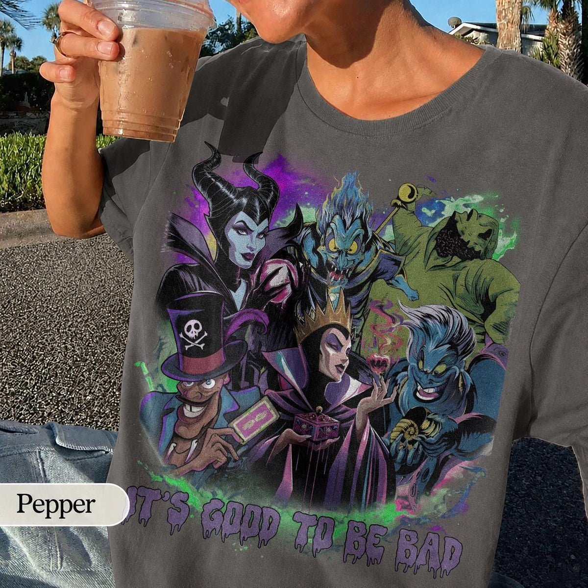 Disney Villains Shirt – It's Good To Be Bad — Bella+Canvas Tee fan art by Snagva (3)