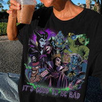 Disney Villains Shirt – It's Good To Be Bad — Gildan Hoodie fan art by Snagva (4)