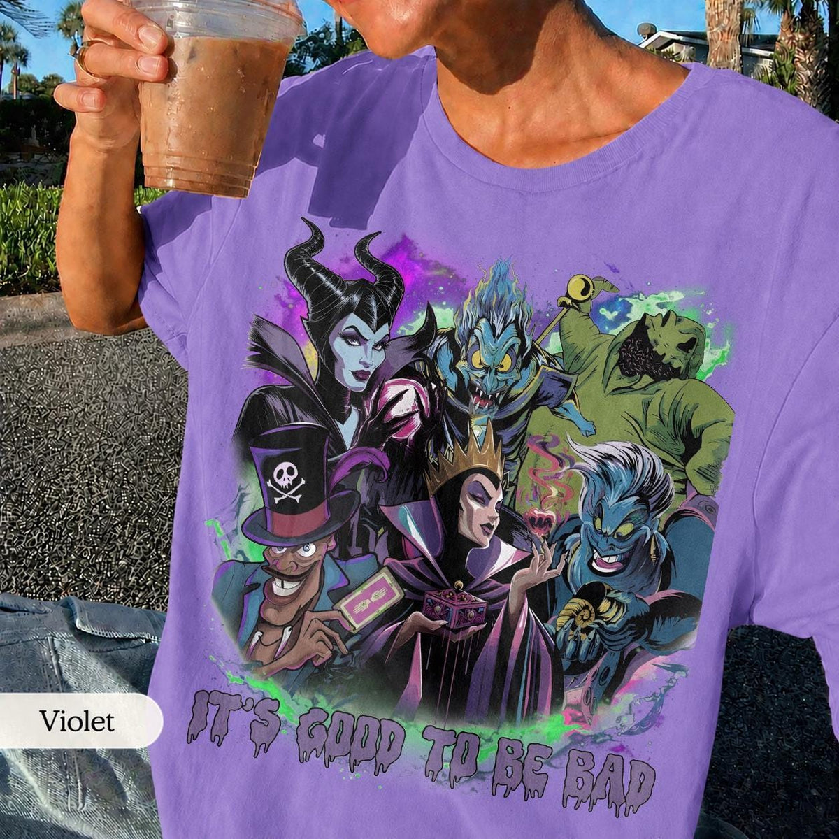 Disney Villains Shirt – It's Good To Be Bad — Bella+Canvas Tee fan art by Snagva (5)