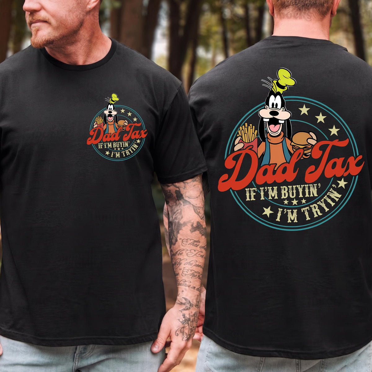 Comfort Colors© Dad Tax Goofy — Gildan Sweatshirt fan art by Snagva
