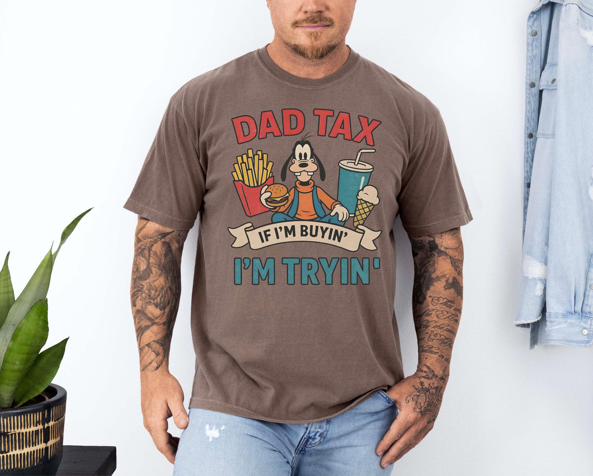 Dad Tax Goofy — Gildan Sweatshirt fan art by Snagva (2)