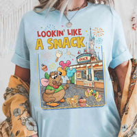 Retro Gus Gus Mouse Lookin' Like A Snack — Bella+Canvas Tee fan art by Snagva (3)