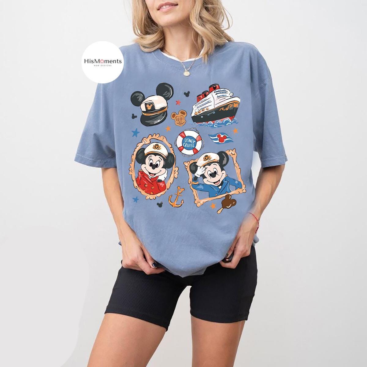 Mickey Minnie Disney Cruise Line — Bella+Canvas Tee fan art by Snagva (2)