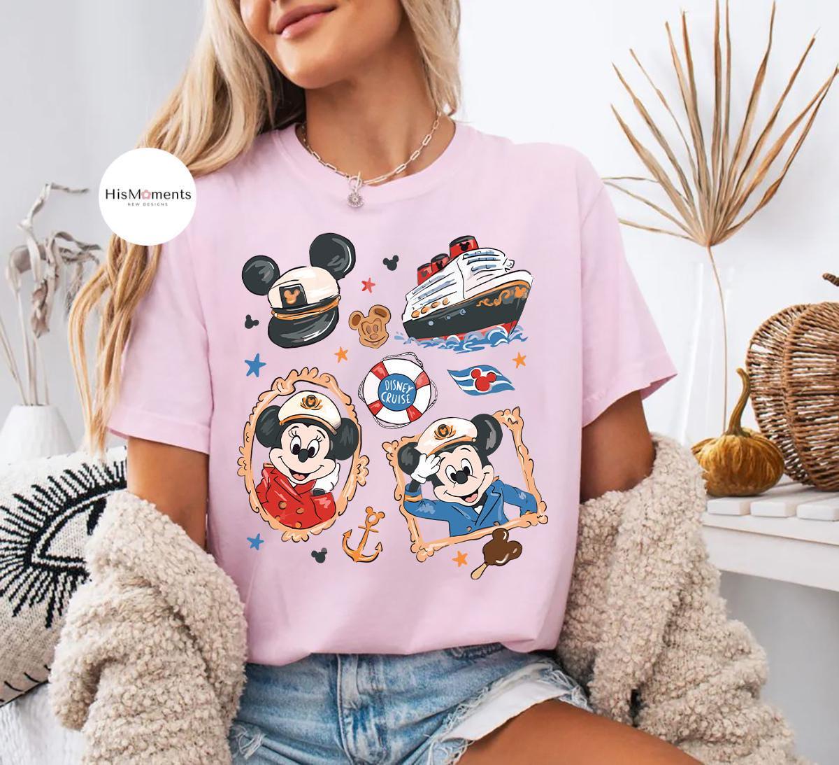Mickey Minnie Disney Cruise Line — Comfort Colors Tee fan art by Snagva (3)