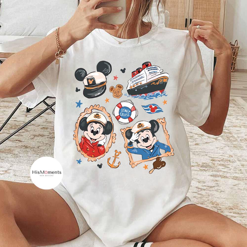 Mickey Minnie Disney Cruise Line — Gildan Hoodie fan art by Snagva (4)
