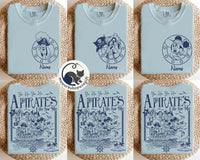 2-sided Mickey and Friends Disney Pirates — Comfort Colors Tee fan art by Snagva (3)