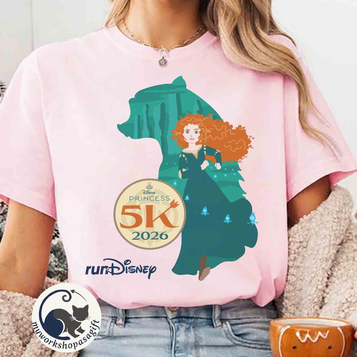Disney Princess Yoga Half Marathon Weekend 2025 Tanktop — Gildan Sweatshirt fan art by Snagva (2)