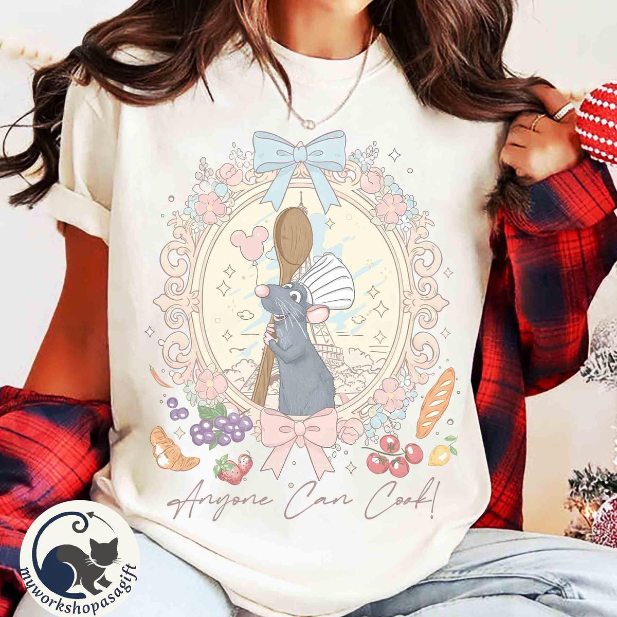 Comfort Colors®Any One Can Cook — Bella+Canvas Tee fan art by Snagva (2)