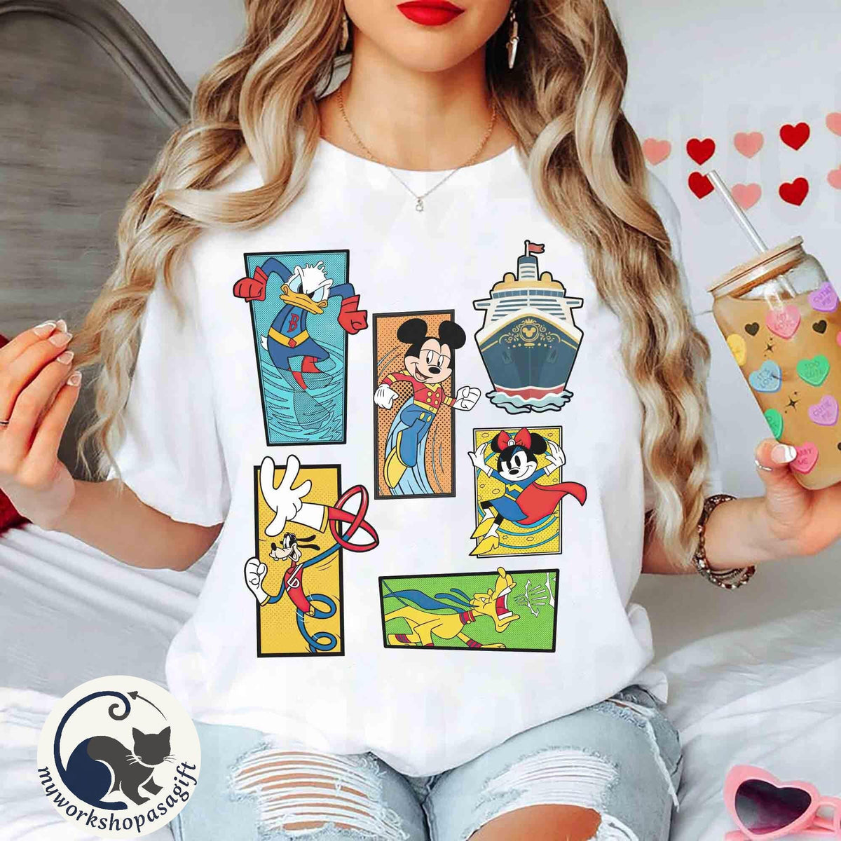 Disney Cruise Destiny Marvel Avenger Mickey and Friends — Gildan Hoodie fan art by Snagva