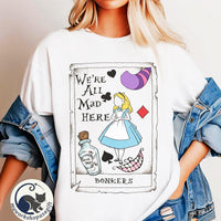 Retro Alice in Wonderland Tarot Card — Gildan Sweatshirt fan art by Snagva