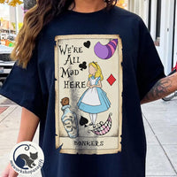 Retro Alice in Wonderland Tarot Card — Gildan Sweatshirt fan art by Snagva (2)