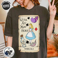 Retro Alice in Wonderland Tarot Card — Comfort Colors Tee fan art by Snagva (3)