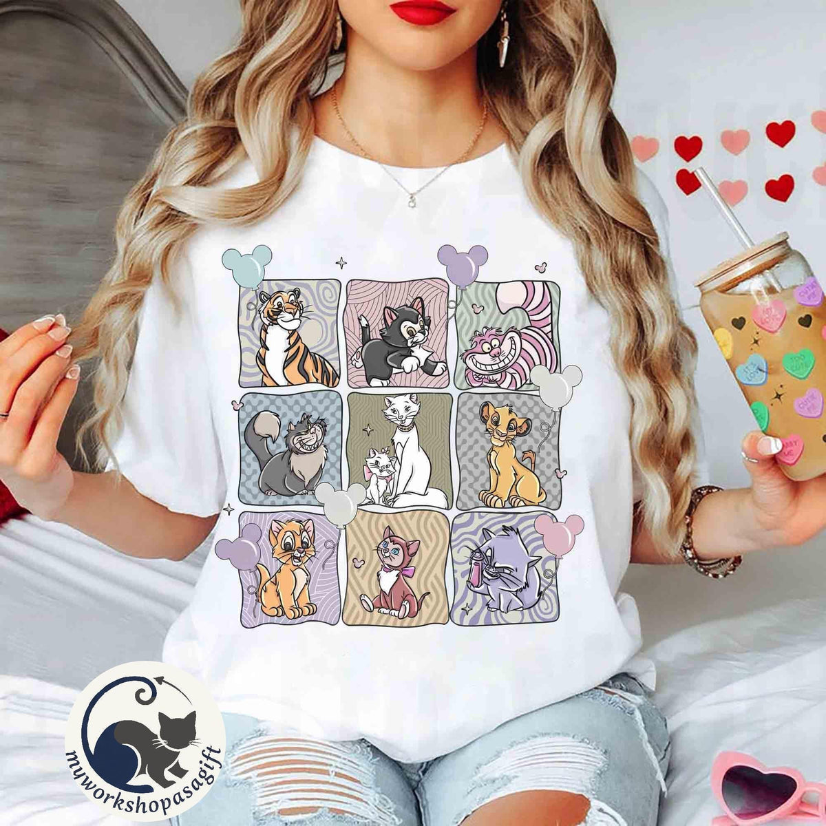 Retro Disney Cats Mickey Balloons — Comfort Colors Tee fan art by Snagva (3)
