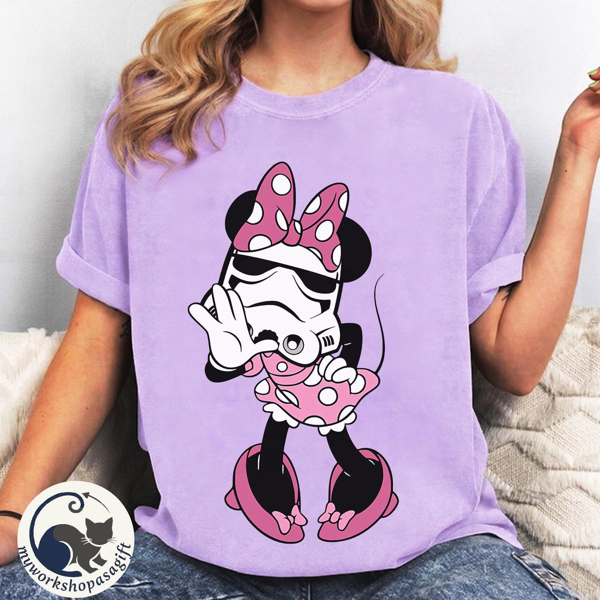 Fun Disney Mickey And Friends Star Wars Stormtrooper — Bella+Canvas Tee fan art by Snagva (3)