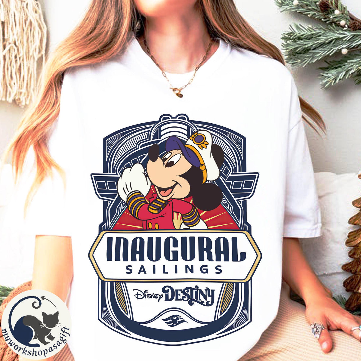 Disney Destiny Inaugural Sailing Mickey and Friends — Gildan Hoodie fan art by Snagva (2)