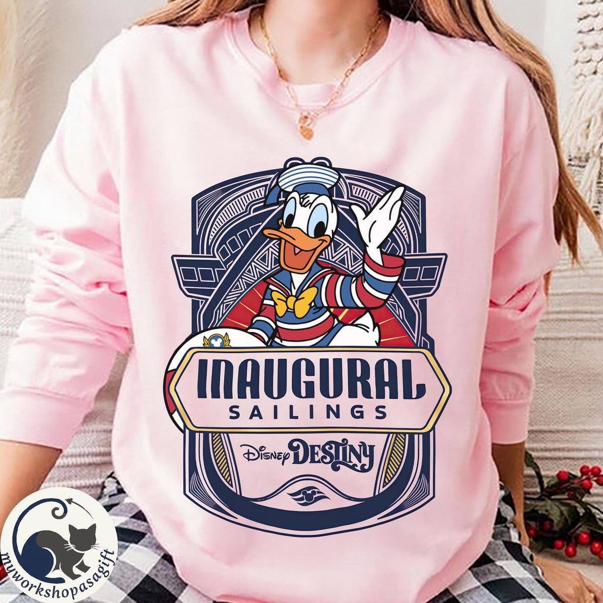 Disney Destiny Inaugural Sailing Mickey and Friends — Comfort Colors Tee fan art by Snagva (3)