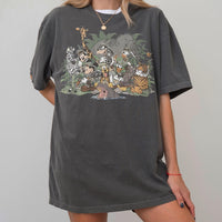 Mickey Minnie Safari — Gildan Hoodie fan art by Snagva (2)