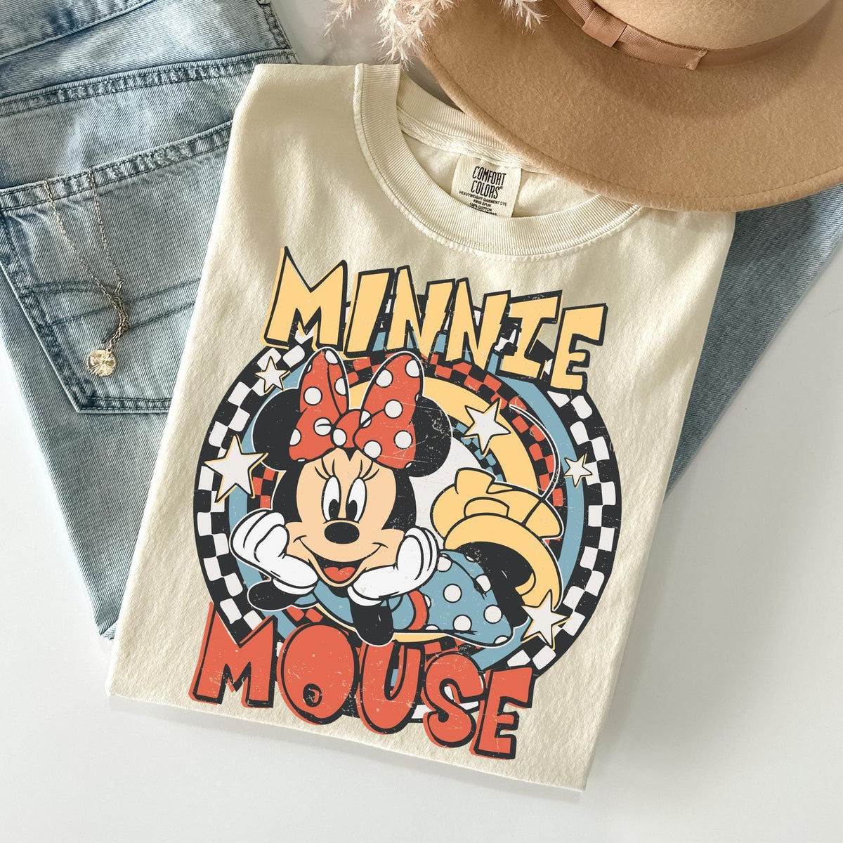Retro Minnie Mouse Magic Kingdom — Gildan Sweatshirt fan art by Snagva (3)