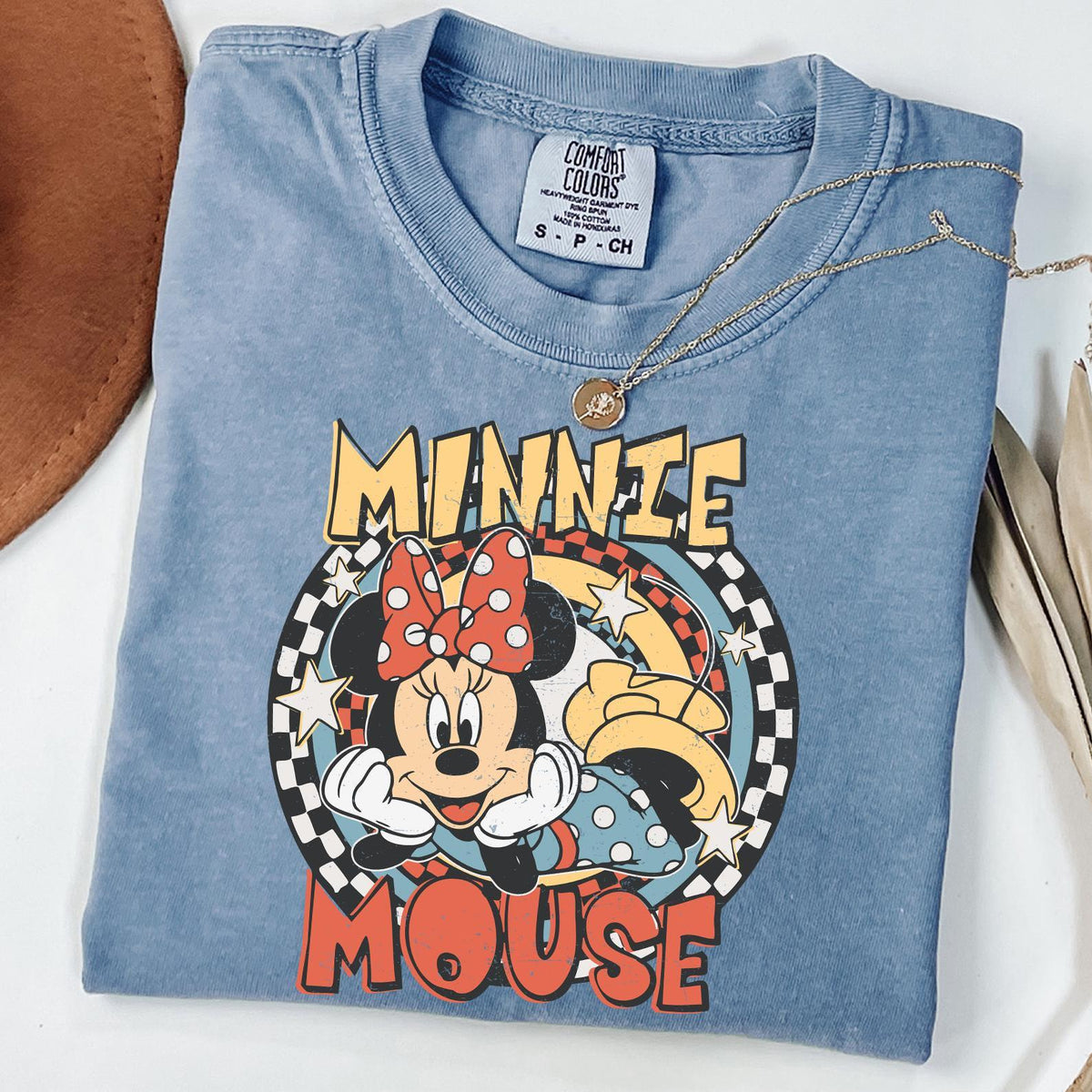 Retro Minnie Mouse Magic Kingdom — Gildan Sweatshirt fan art by Snagva (5)