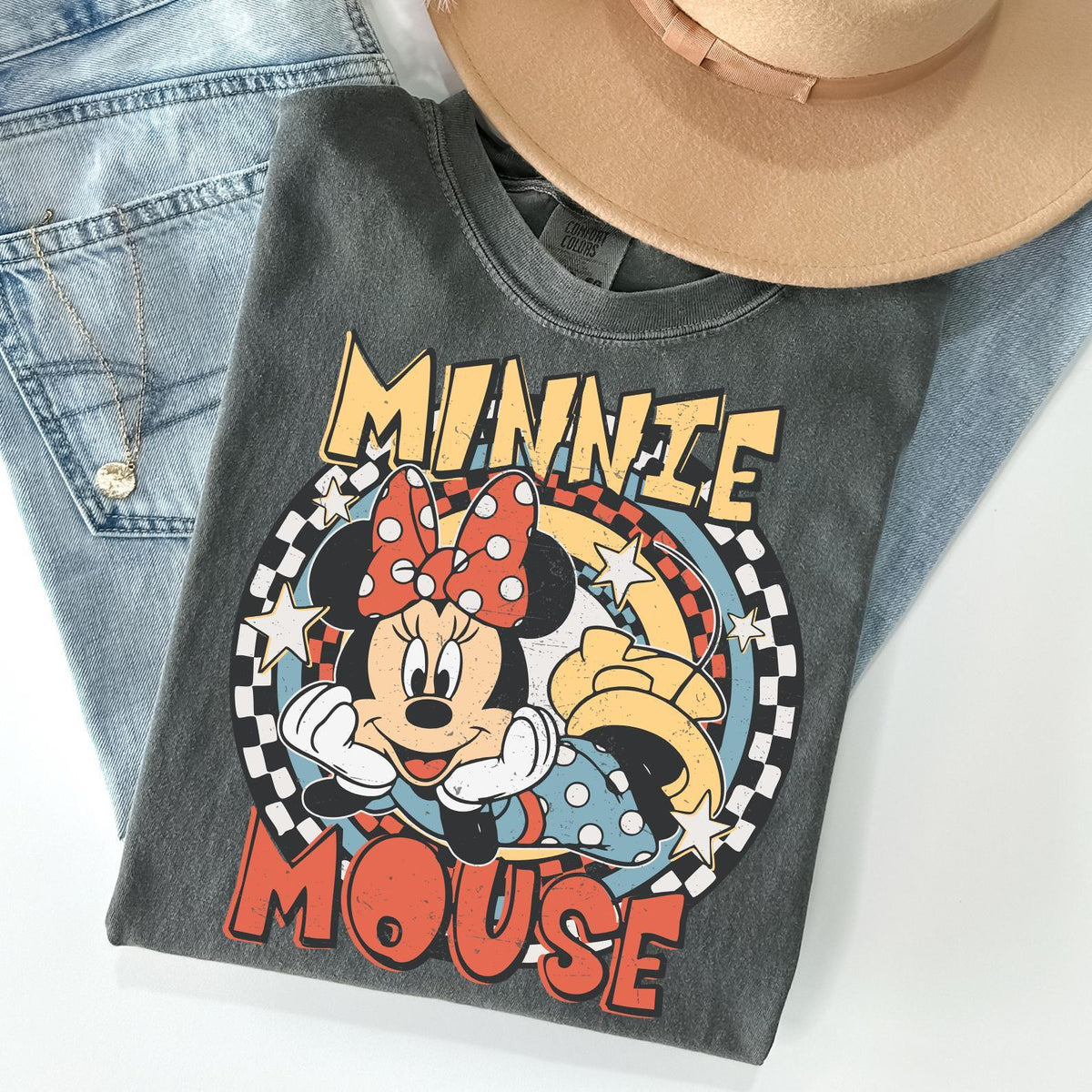 Retro Minnie Mouse Magic Kingdom — Gildan Sweatshirt fan art by Snagva (6)