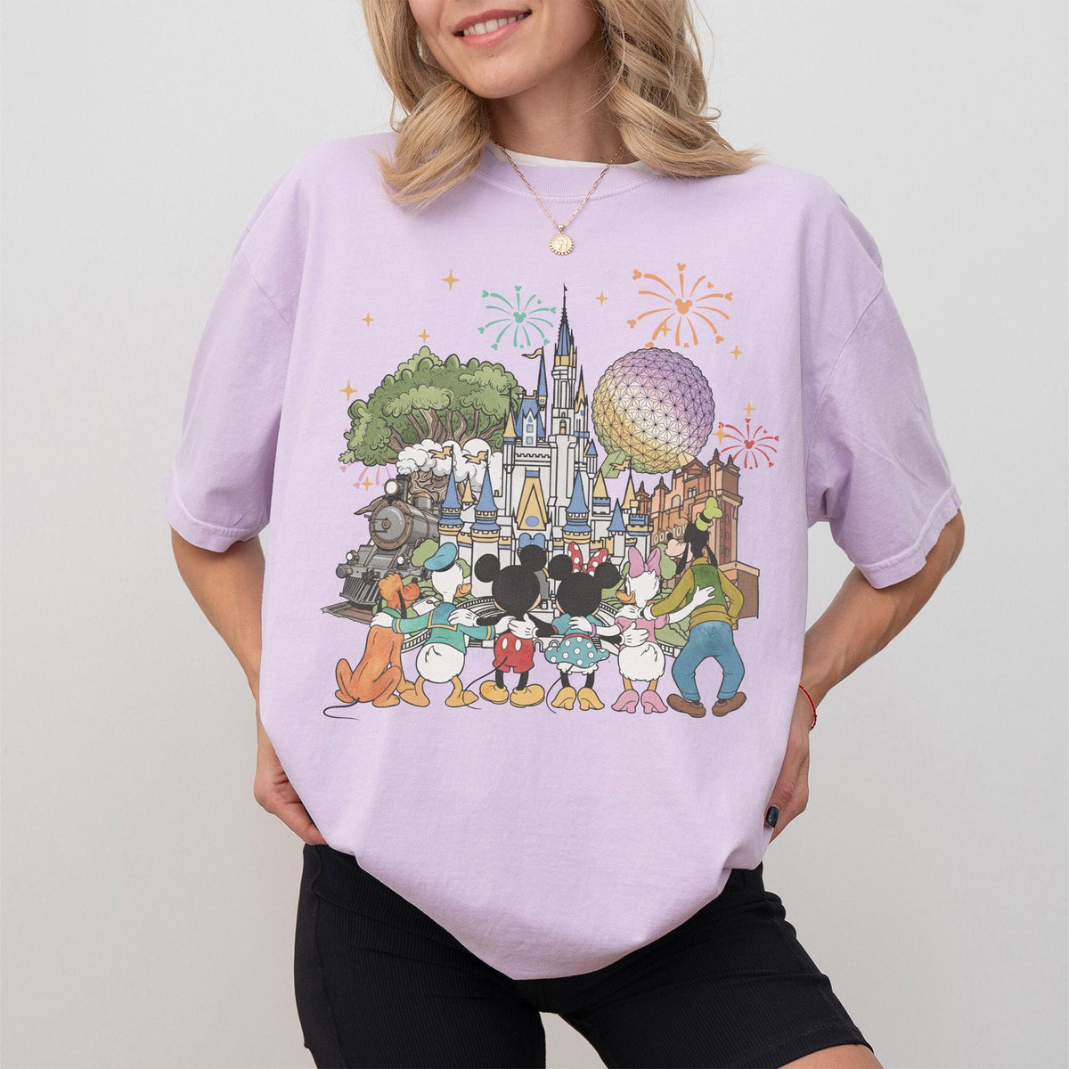 Retro Mickey Disneyworld Comfort Colors — Bella+Canvas Tee fan art by Snagva (4)