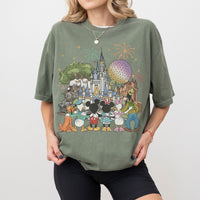 Retro Mickey Disneyworld Comfort Colors — Gildan Hoodie fan art by Snagva (7)