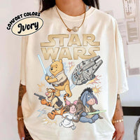 Disney Star Wars Winnie the Pooh — Comfort Colors Tee fan art by Snagva