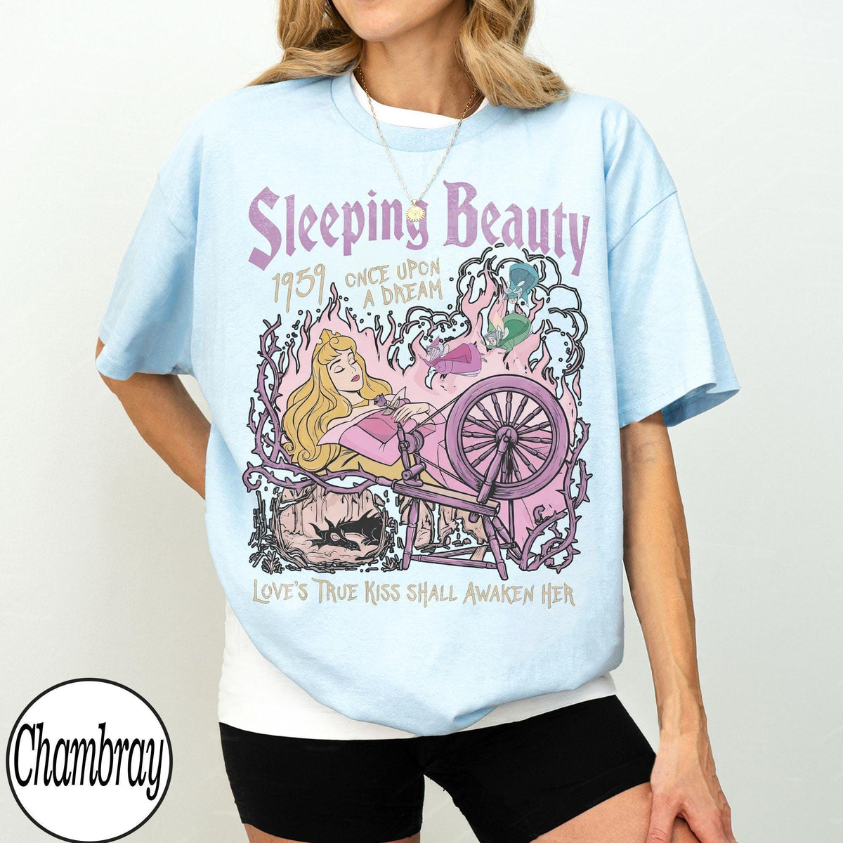 Retro Aurora Princess Sleeping Beauty 1959 — Gildan Sweatshirt fan art by Snagva (7)