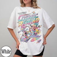 Retro 80s Guardians Cosmic Rewind Mickey Donald Goofy — Gildan Sweatshirt fan art by Snagva (7)