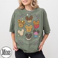 Coquette Bow Disney Just Here For The Snacks — Gildan Sweatshirt fan art by Snagva (6)