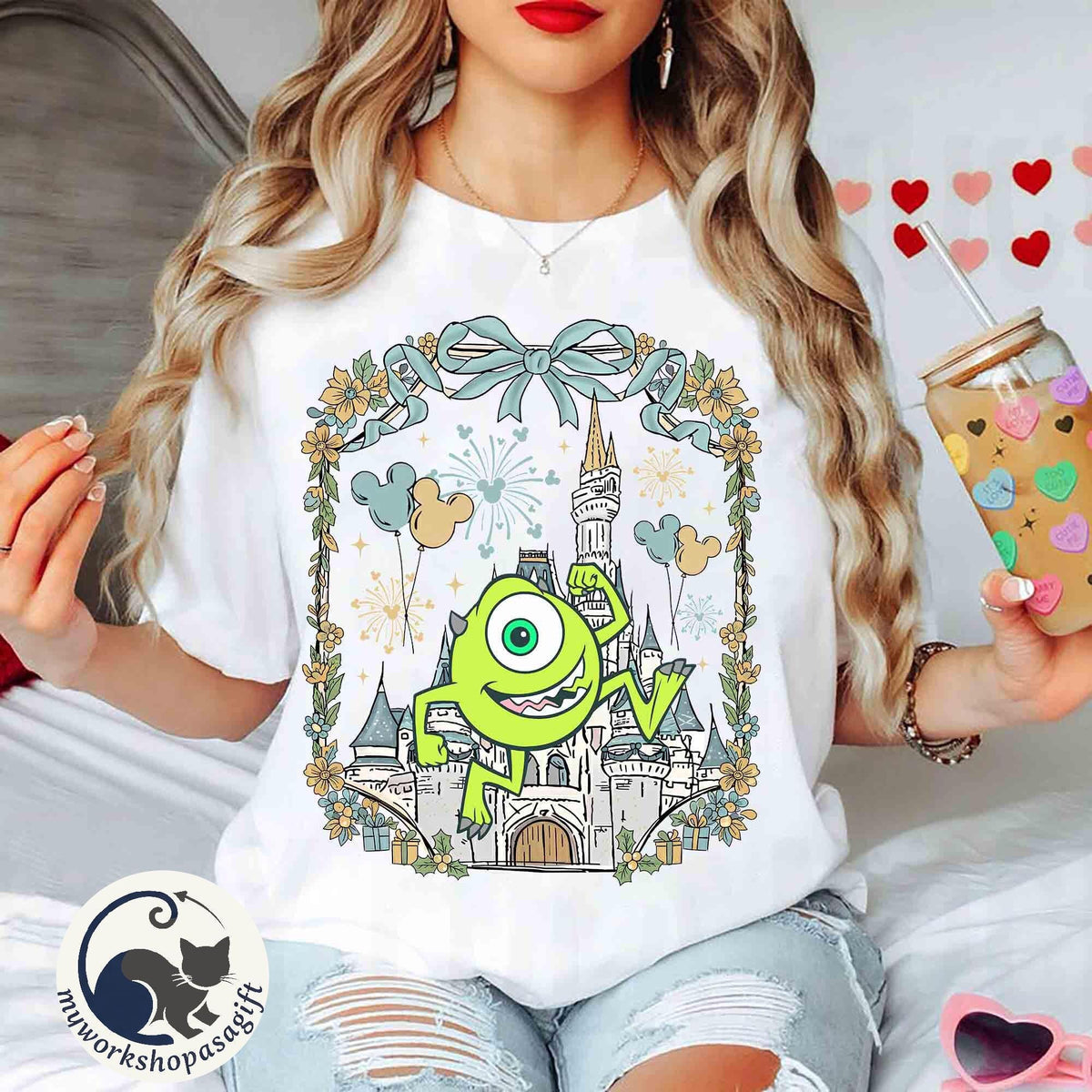 Customize All Characters Disney Magical Castle — Gildan Hoodie fan art by Snagva (5)