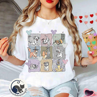 Retro Coquette Disney Dog Characters Group — Gildan Hoodie fan art by Snagva (3)